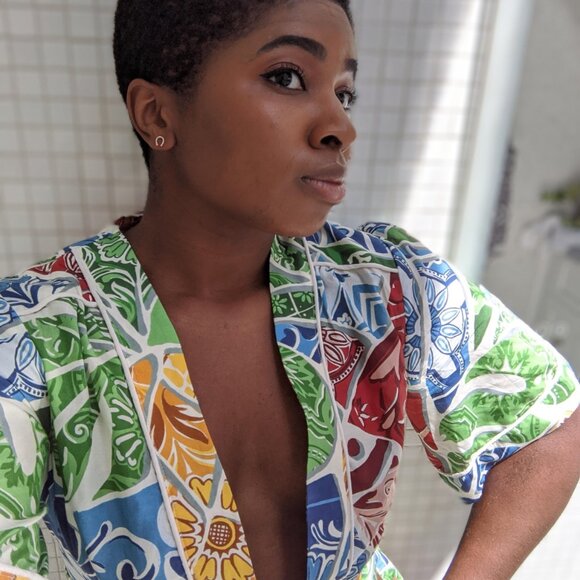 Farm Rio Tropical Jumpsuit SIZE LARGE - Picture 2 of 8